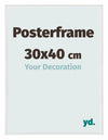 Posterframe 30x40cm White High Gloss Plastic Paris Size | Yourdecoration.com