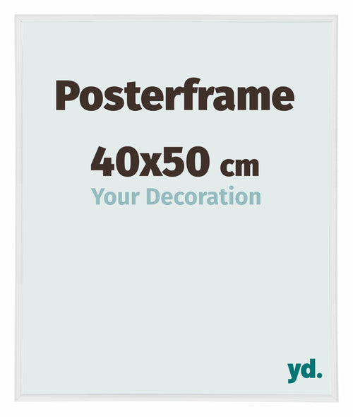 Posterframe 40x50cm White High Gloss Plastic Paris Size | Yourdecoration.com