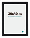Tucson Aluminium Photo Frame 30x40cm Black Brushed Front Size | Yourdecoration.com