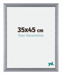 Tucson Aluminium Photo Frame 35x45cm Silver Brushed Front Size | Yourdecoration.com