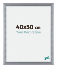 Tucson Aluminium Photo Frame 40x50cm Silver Brushed Front Size | Yourdecoration.com