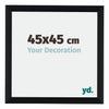 Tucson Aluminium Photo Frame 45x45cm Black Brushed Front Size | Yourdecoration.com