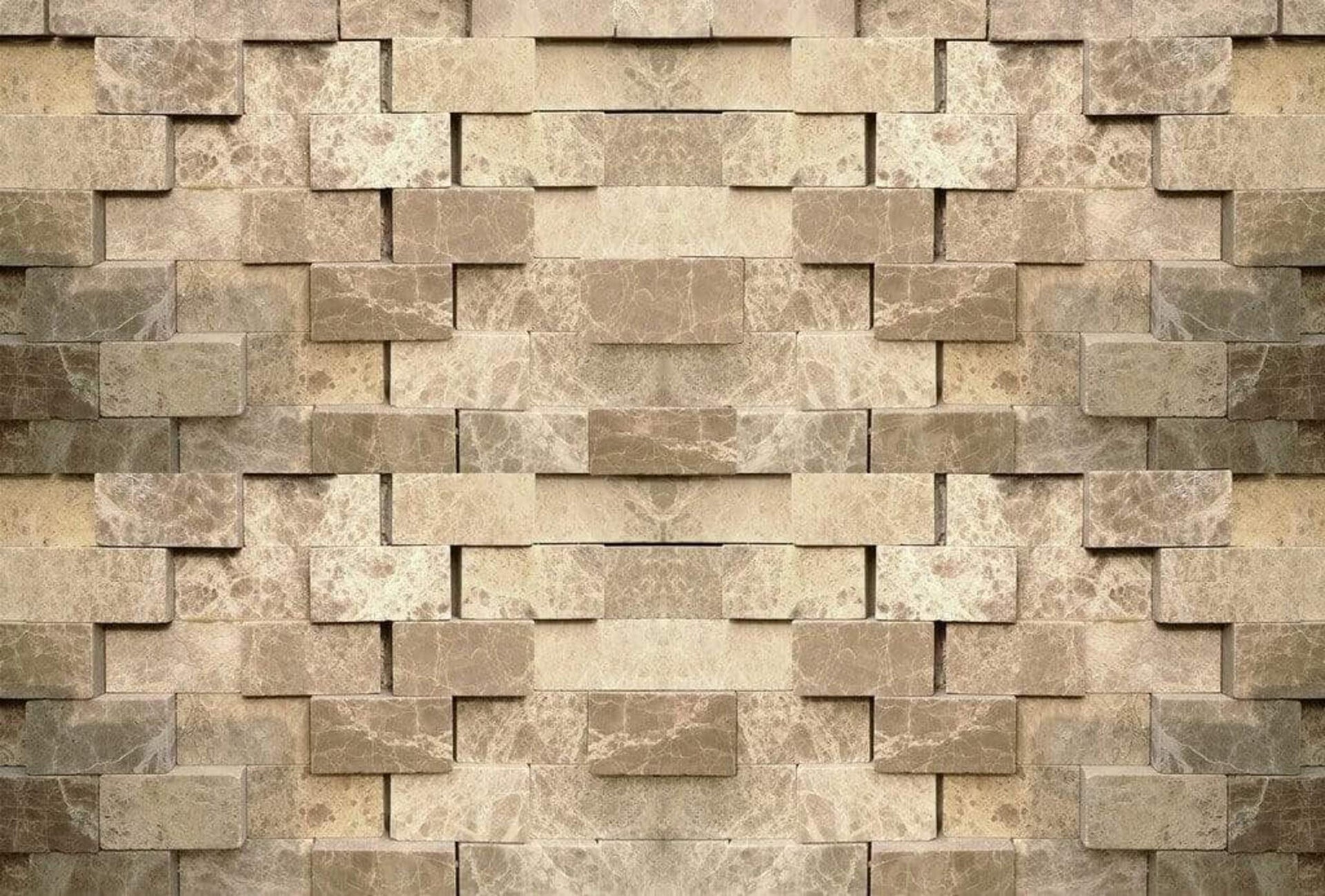 Wizard+Genius 3D Stone Wall Non Woven Wall Mural 384x260cm 8 Panels | Yourdecoration.com