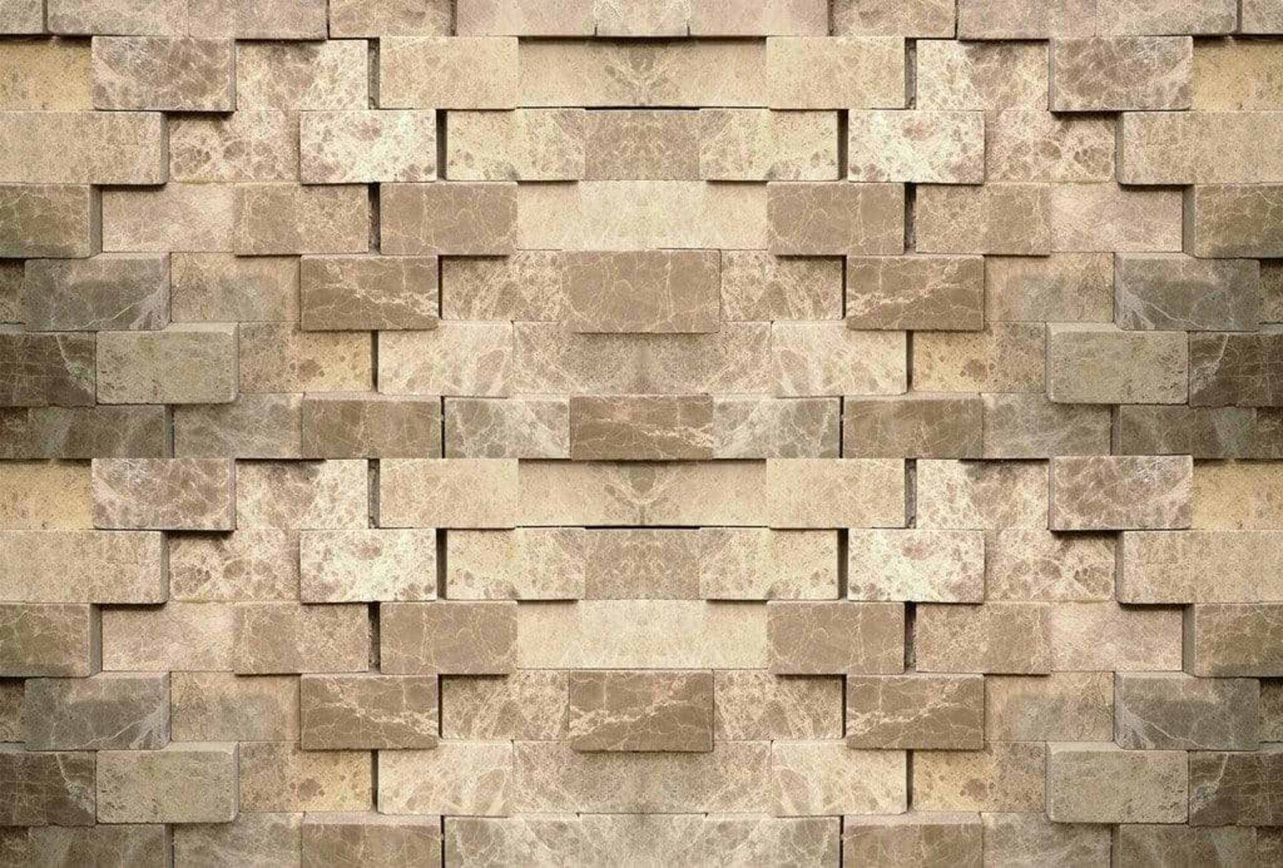 Wizard+Genius 3D Stone Wall Non Woven Wall Mural 384x260cm 8 Panels | Yourdecoration.com