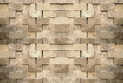 Wizard+Genius 3D Stone Wall Non Woven Wall Mural 384x260cm 8 Panels | Yourdecoration.com