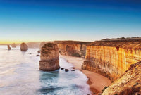 Wizard+Genius Cliff at Sunset in Australia Non Woven Wall Mural 384x260cm 8 Panels | Yourdecoration.com