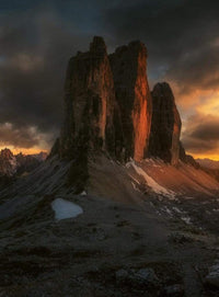 Wizard+Genius Dolomites Italy Non Woven Wall Mural 192x260cm 4 Panels | Yourdecoration.com