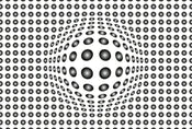 Wizard+Genius Dots Black and White Non Woven Wall Mural 384x260cm 8 Panels | Yourdecoration.com