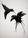 Wizard+Genius Hummingbird Non Woven Wall Mural 192x260cm 4 Panels | Yourdecoration.com