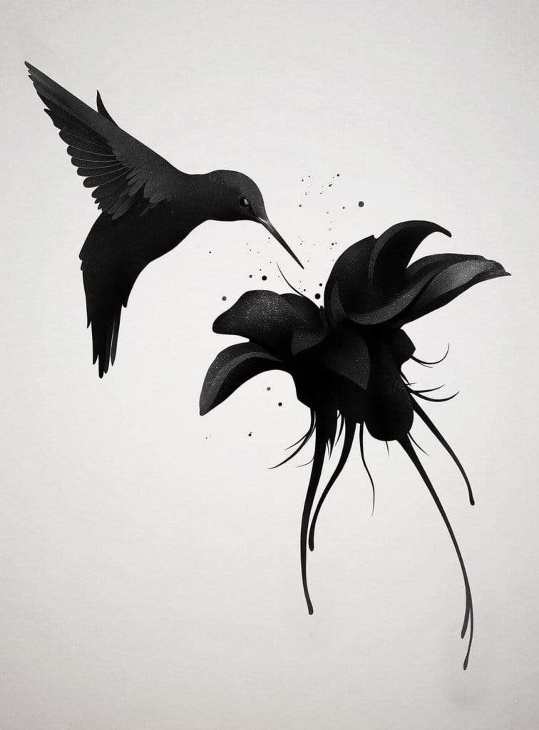 Wizard+Genius Hummingbird Non Woven Wall Mural 192x260cm 4 Panels | Yourdecoration.com