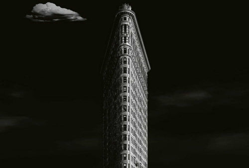 Wizard+Genius Iron Building New York Non Woven Wall Mural 384x260cm 8 Panels | Yourdecoration.com