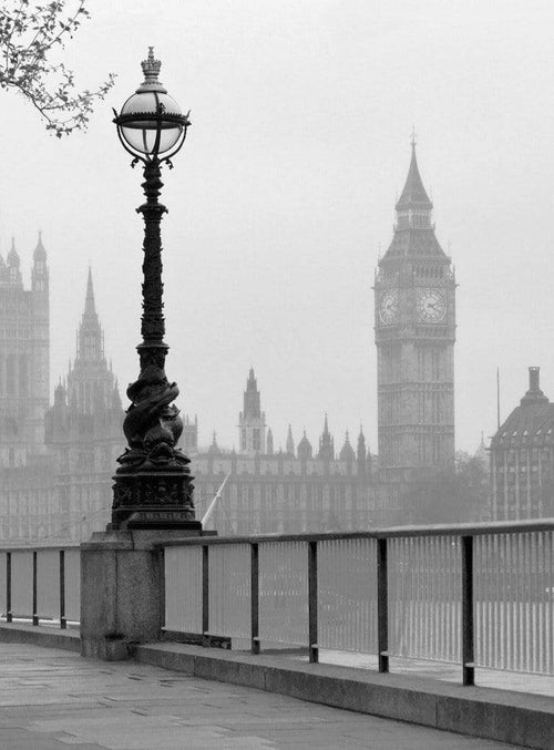 Wizard+Genius London Fog Non Woven Wall Mural 192x260cm 4 Panels | Yourdecoration.com