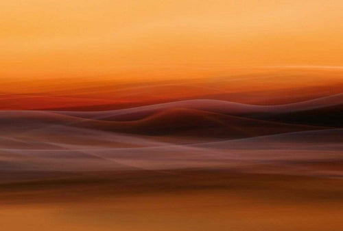 Wizard+Genius Orange Fog Non Woven Wall Mural 384x260cm 8 Panels | Yourdecoration.com