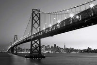 Wizard+Genius San Francisco Skyline Non Woven Wall Mural 384x260cm 8 Panels | Yourdecoration.com