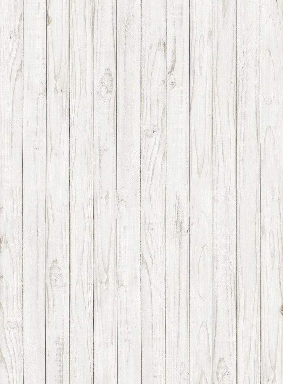 Wizard+Genius White Wooden Wall Non Woven Wall Mural 192x260cm 4 Panels | Yourdecoration.com