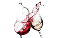 Wizard+Genius Wine Glasses Non Woven Wall Mural 384x260cm 8 Panels | Yourdecoration.com