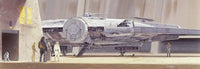 Wall Mural - Star Wars Classic RMQ Millenium Falcon 368x127cm - Paper Wallpaper